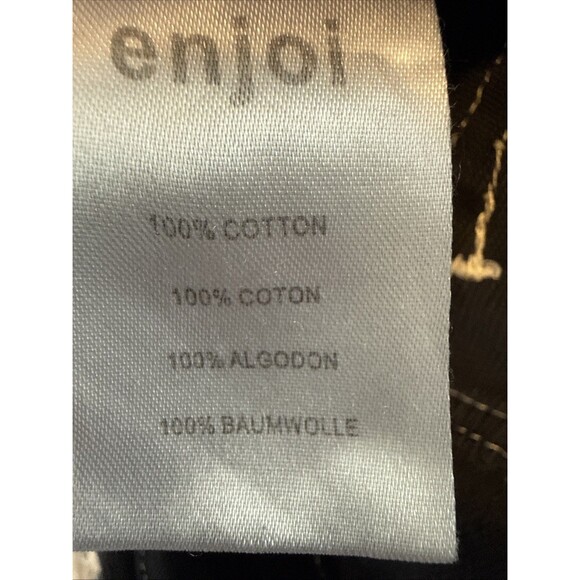 ENJOI Skateboards Jeans Mens Size 34 Black Denim Barrel Leg Baggy Fit Y2K - Picture 2 of 8